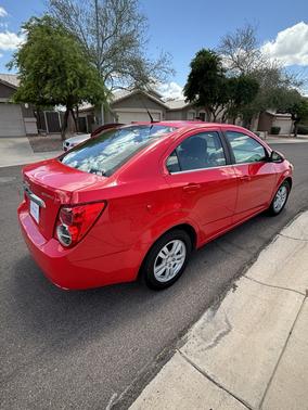 Red 2014 Chevrolet Sonic LTZ