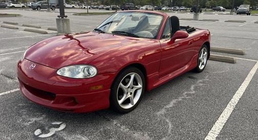 Red 2003 Mazda MX-5 Miata Base