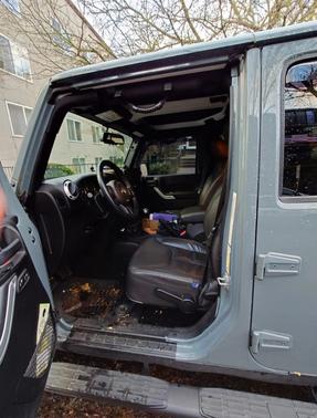 Gray 2014 Jeep Wrangler Unlimited Sahara