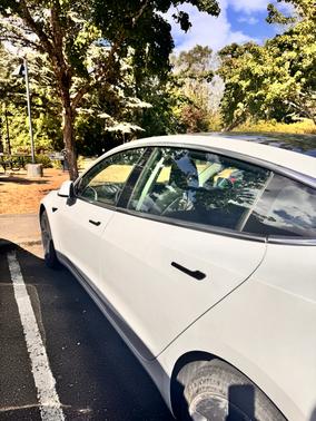 White 2019 Tesla Model 3 Long Range