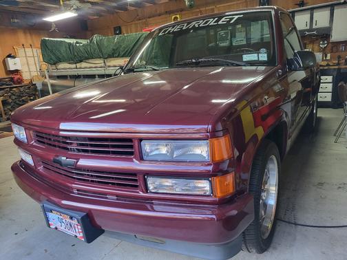 Red 1993 Chevrolet 1500 Sportside