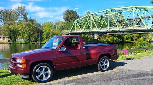 Red 1993 Chevrolet 1500 Sportside