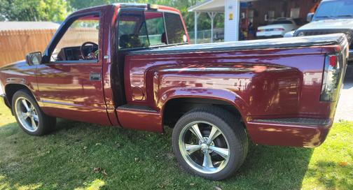Red 1993 Chevrolet 1500 Sportside