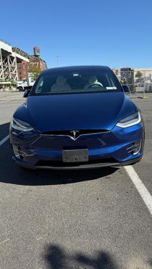 Blue 2020 Tesla Model X Long Range Plus