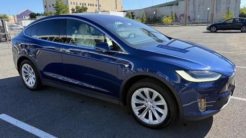 Blue 2020 Tesla Model X Long Range Plus
