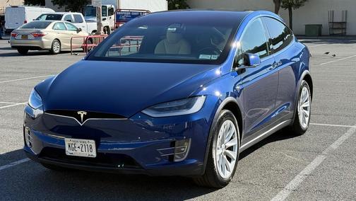 Blue 2020 Tesla Model X Long Range Plus