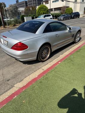 Silver 2003 Mercedes-Benz SL-Class SL500 Roadster