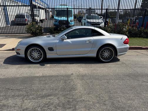 Silver 2003 Mercedes-Benz SL-Class SL500 Roadster