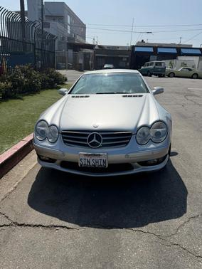 Silver 2003 Mercedes-Benz SL-Class SL500 Roadster