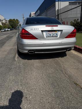 Silver 2003 Mercedes-Benz SL-Class SL500 Roadster