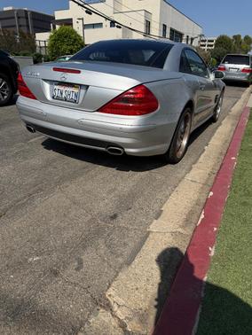 Silver 2003 Mercedes-Benz SL-Class SL500 Roadster