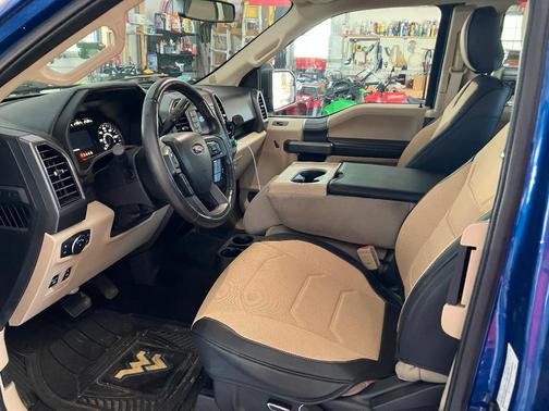 Blue 2018 Ford F-150 Lariat
