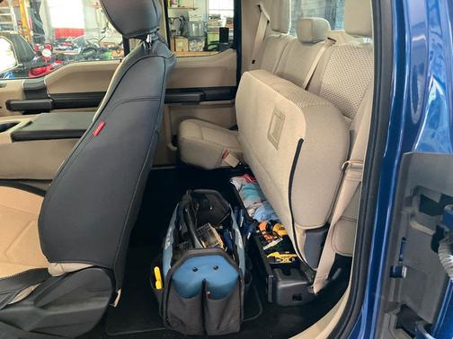 Blue 2018 Ford F-150 Lariat