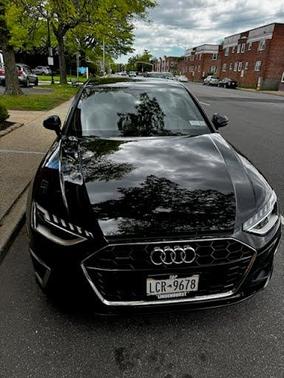 Black 2022 Audi A4 45 S line Premium Plus