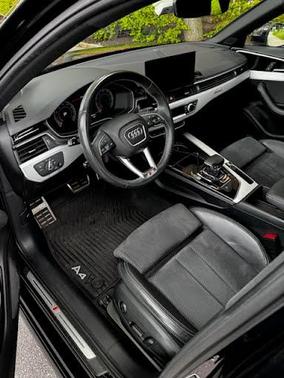 Black 2022 Audi A4 45 S line Premium Plus