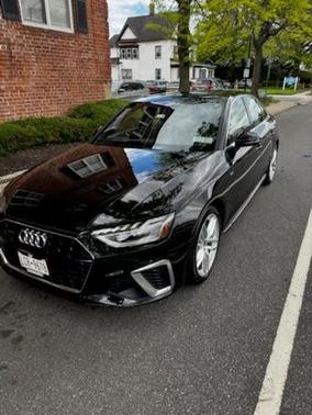 Black 2022 Audi A4 45 S line Premium Plus