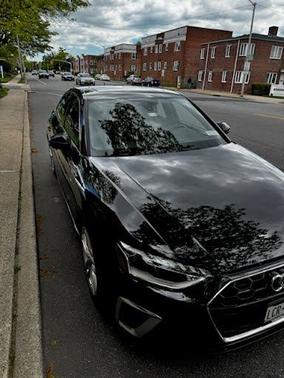 Black 2022 Audi A4 45 S line Premium Plus