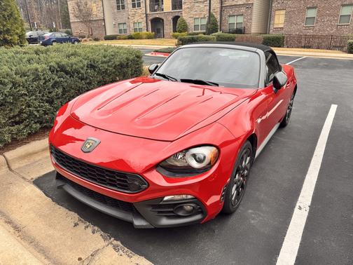 Red 2017 FIAT 124 Spider Abarth