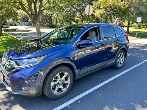 Blue 2019 Honda CR-V EX-L