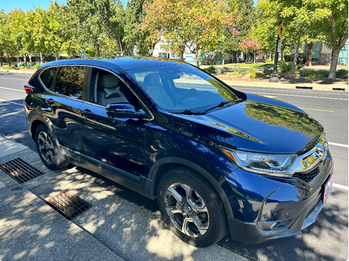 Blue 2019 Honda CR-V EX-L