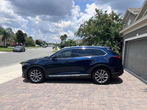Blue 2021 Mazda CX-9 Grand Touring