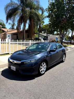 Blue 2017 Honda Civic LX
