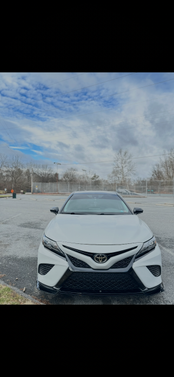 White 2021 Toyota Camry TRD V6