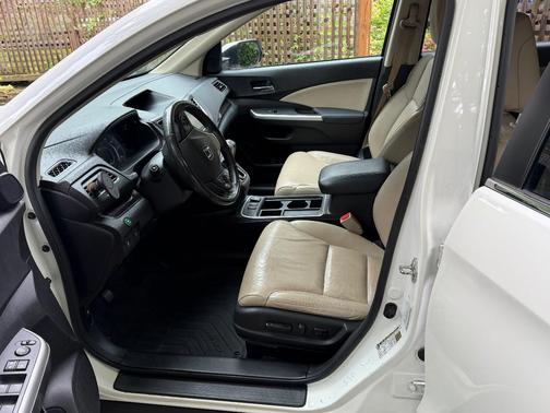 White 2016 Honda CR-V EX-L