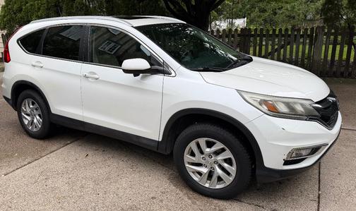 White 2016 Honda CR-V EX-L