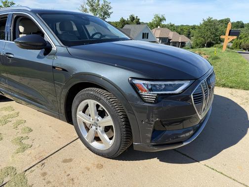 Gray 2019 Audi e-tron Prestige