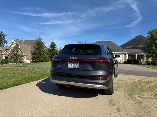 Gray 2019 Audi e-tron Prestige