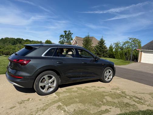 Gray 2019 Audi e-tron Prestige