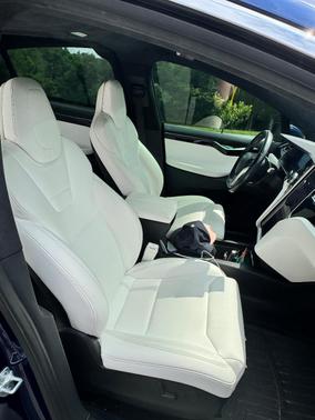 Blue 2017 Tesla Model X 90D