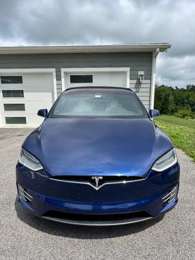 Blue 2017 Tesla Model X 90D