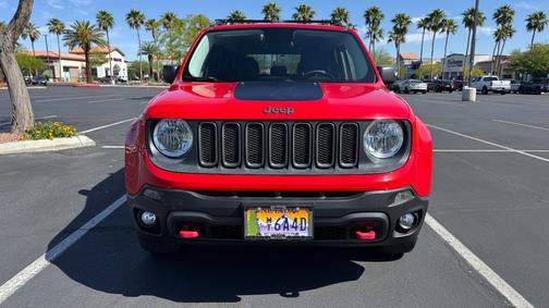 Red 2015 Jeep Renegade Trailhawk