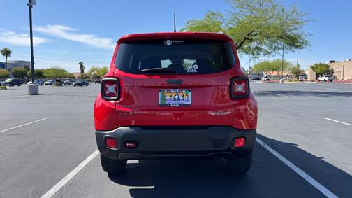 Red 2015 Jeep Renegade Trailhawk