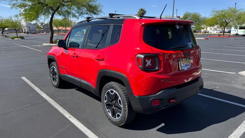 Red 2015 Jeep Renegade Trailhawk
