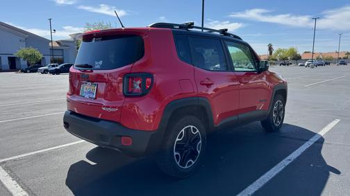 Red 2015 Jeep Renegade Trailhawk