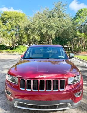 Red 2015 Jeep Grand Cherokee Limited