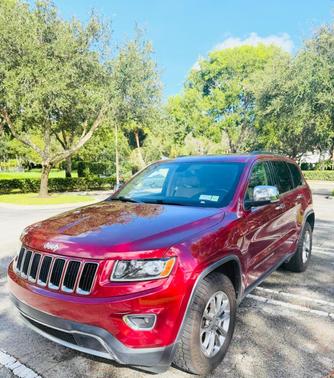 Red 2015 Jeep Grand Cherokee Limited