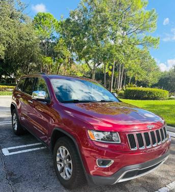 Red 2015 Jeep Grand Cherokee Limited