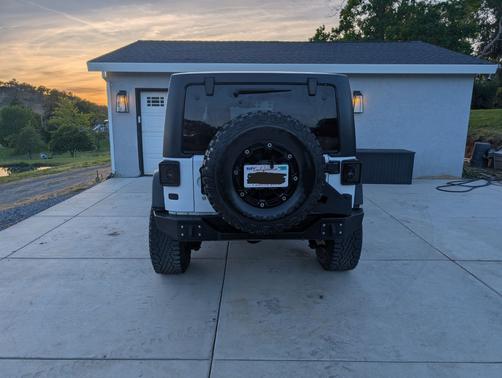 White 2014 Jeep Wrangler Unlimited Sport