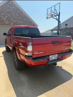 Red 2010 Toyota Tacoma Access Cab
