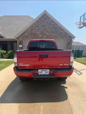 Red 2010 Toyota Tacoma Access Cab