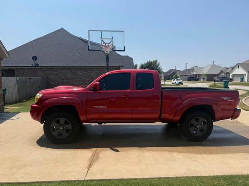 Red 2010 Toyota Tacoma Access Cab