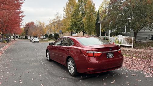 Red 2013 Lexus ES 300h Base