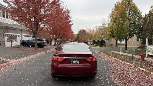 Red 2013 Lexus ES 300h Base