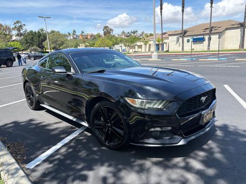 Black 2016 Ford Mustang EcoBoost