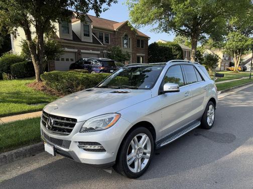 Silver 2014 Mercedes-Benz M-Class ML 350 4MATIC