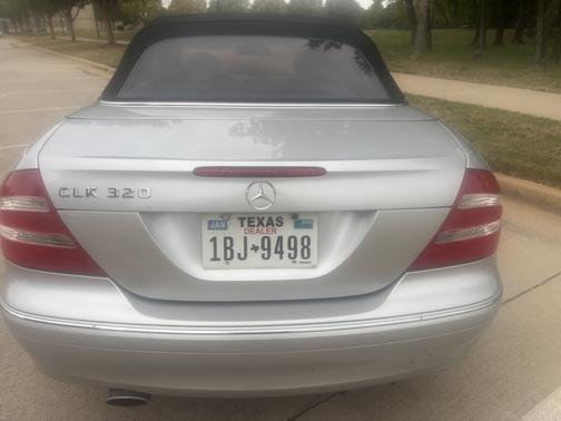 Silver 2005 Mercedes-Benz CLK-Class 320 Cabriolet